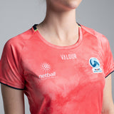 Netball NSW State Titles Training Tee - Coral