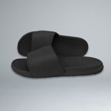 Valour Plain Black Slides