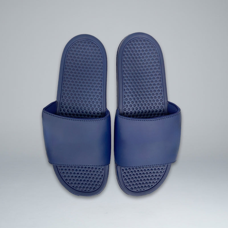 Valour Plain Navy Slides