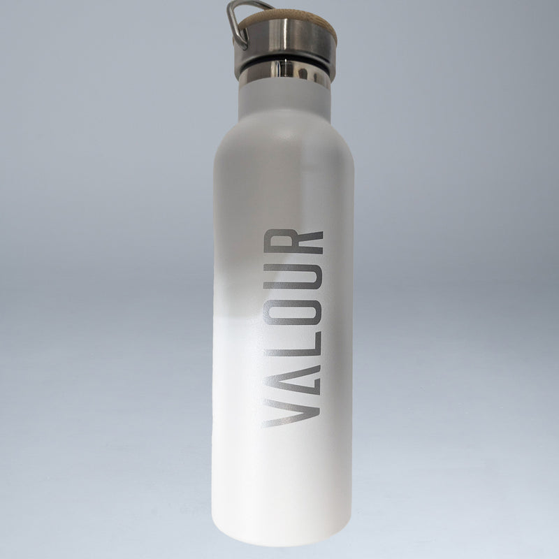 Valour 600ml Thermal Bottles white