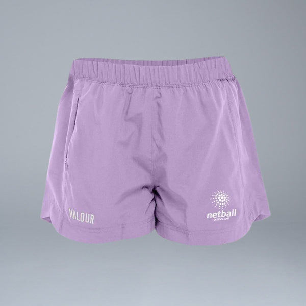 Netball QLD Lilac Shorts