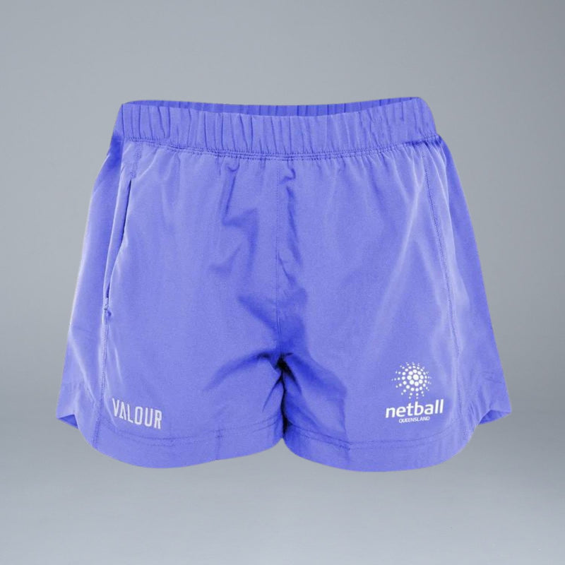 Netball QLD Cornflower Shorts