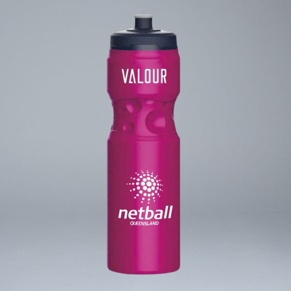 Netball QLD Water Bottle - Pink