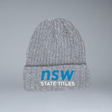 Netball NSW State Titles Grey Beanie