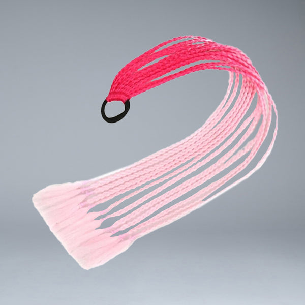 Thunderbirds Long Pink Ombre Braid Extensions