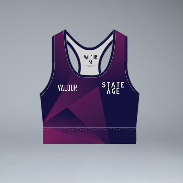 Netball QLD State Age Event Crop Top