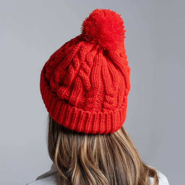 NSW Swifts Red Cable Knit Beanie