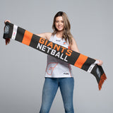 GIANTS Netball knitted Scarf