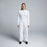 Valour Active Sprint Half Zip Top - White