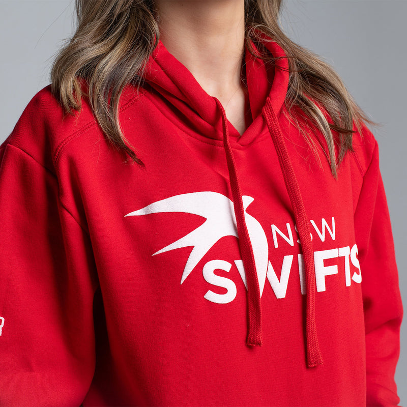 NSW Swifts Puff Print Red Hoodie