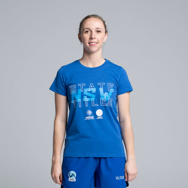 Netball NSW State Titles Tournament Tee - Ocean