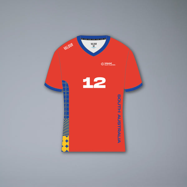 Volleyball SA AJVC Women's Red Playing Tee