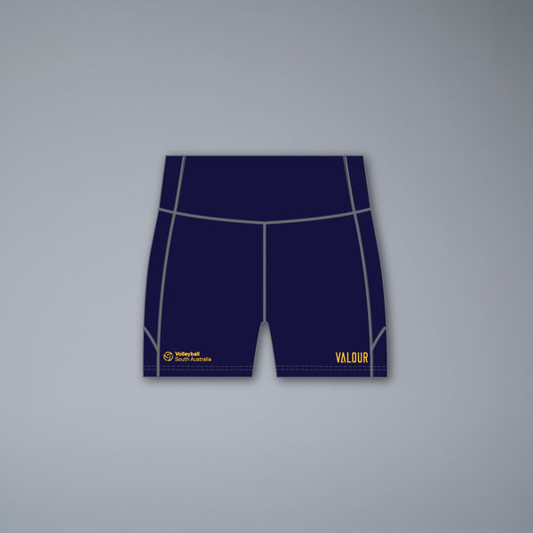 Volleyball SA AJVC Women's Navy Playing Boyleg Brief