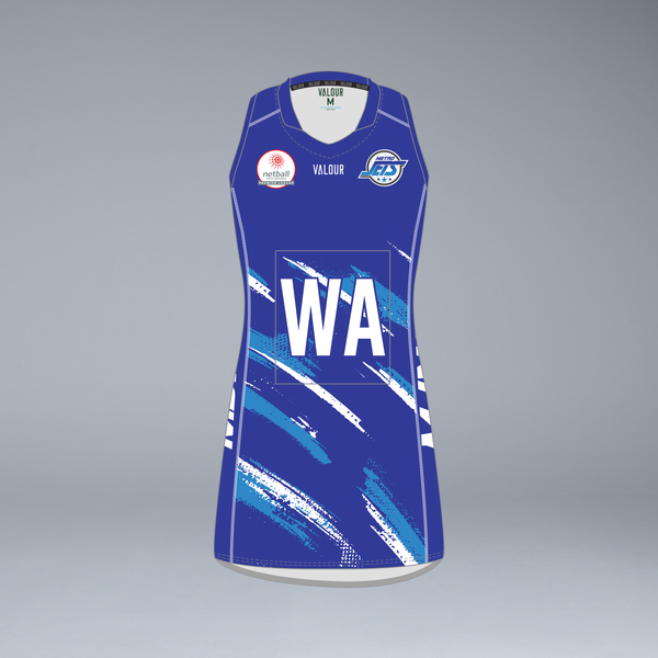 Metro Jets Netball Dress Plain Back
