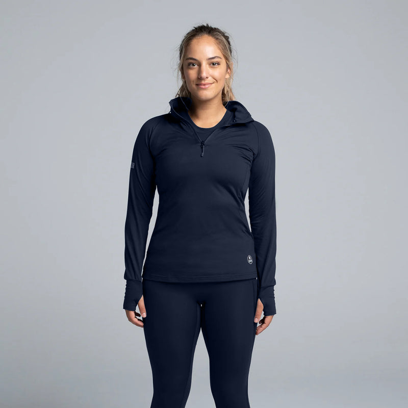 Valour Active Women's Sprint Half Zip Top - Ink