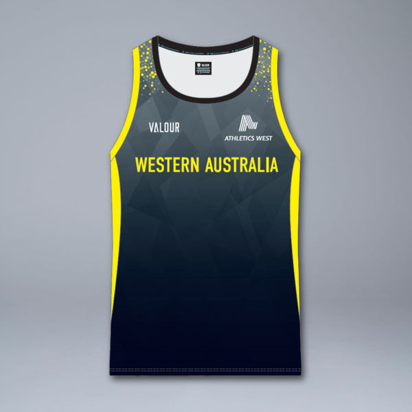 AW State Team Unisex Singlet - Front
