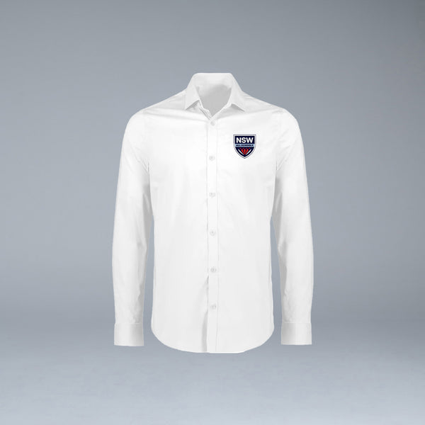 NSW All Schools Men's White Dress Shirt -Front