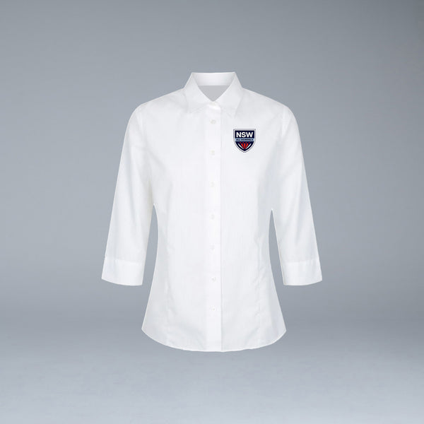 NSW All Schools Women's White Dress Shirt