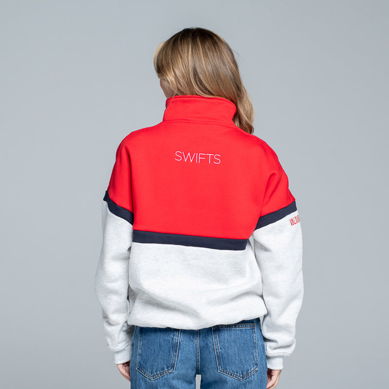 NSW Swifts Half Zip Fleece Crew Top