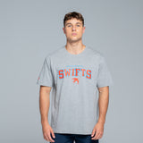 NSW Swifts Retro Grey Marle Tee