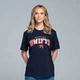 NSW Swifts Retro Navy Tee