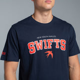 NSW Swifts Retro Navy Tee