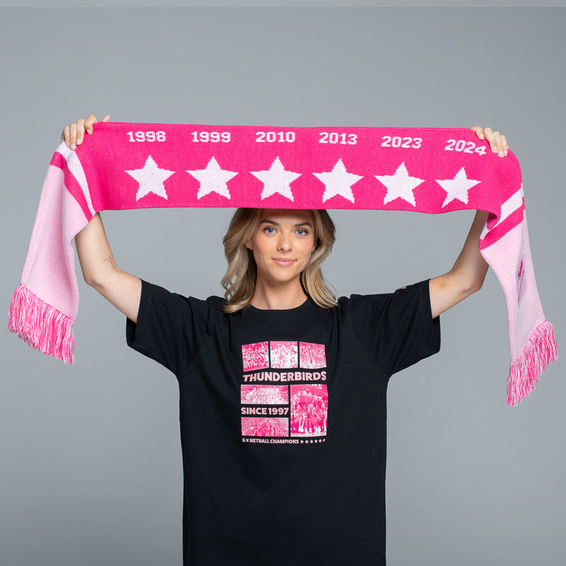 Thunderbirds Double Pink Scarf