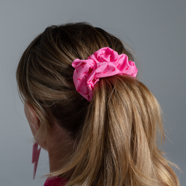 Thunderbirds Pink Scrunchie