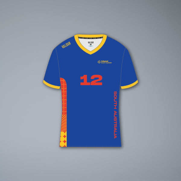 Volleyball SA AYVC Men's Royal Playing Tee - Front