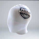NSW All Schools White Warm Up Swim Cap