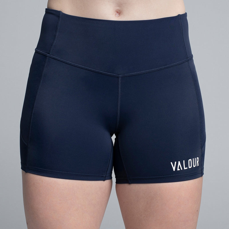 Valour Active Women's Lycra Training Briefs - Navy