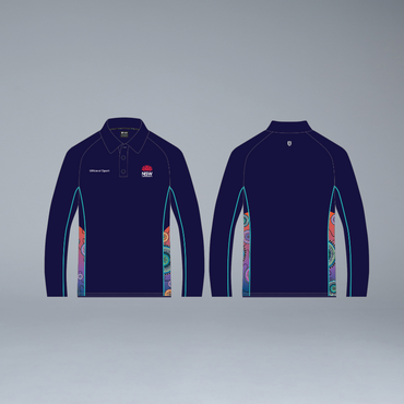 NSW OOS Unisex Admin Long Sleeve Polo