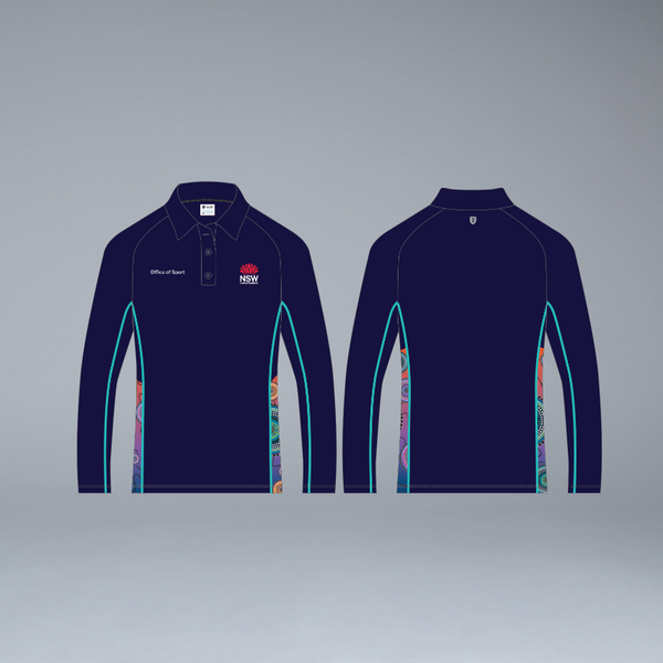 NSW OOS Women's Admin Long Sleeve Polo