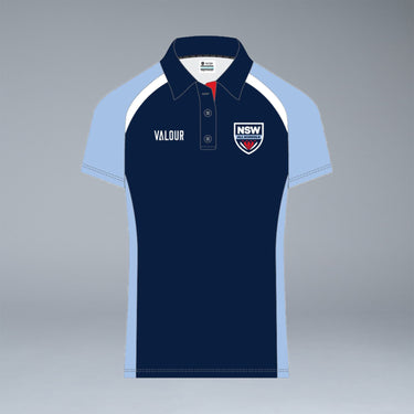 NSW All Schools Unisex Short Sleeve Navy Playing Polo