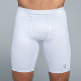 Valour Men's White Compression Shorts