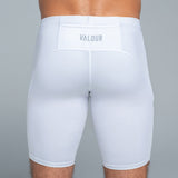 Valour Men's White Compression Shorts