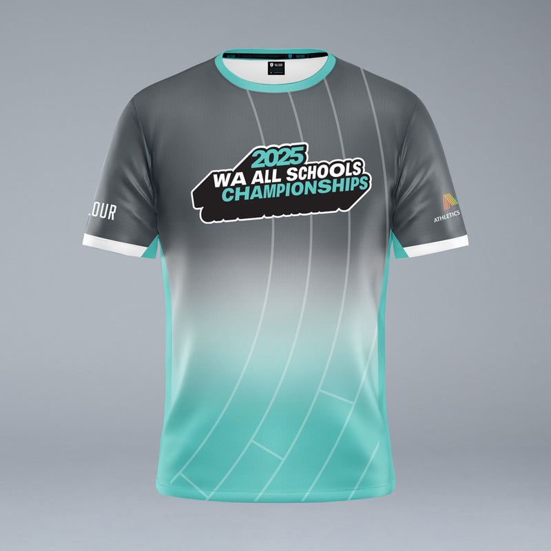 Athletics West 2025 All Schools Champs Tee
