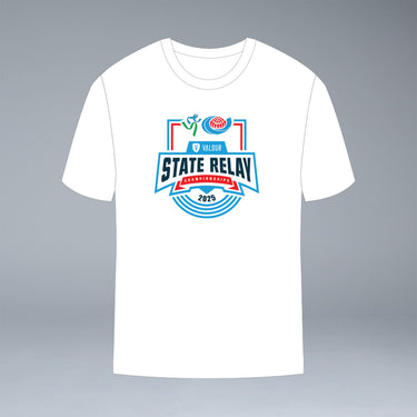 Little Athletics NSW Valour State Relays White Tee