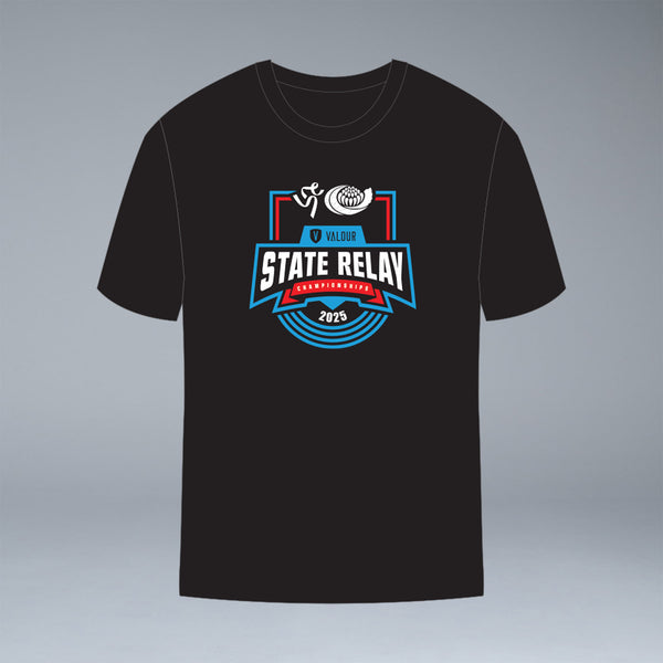 Little Athletics NSW Valour State Relays Black Tee
