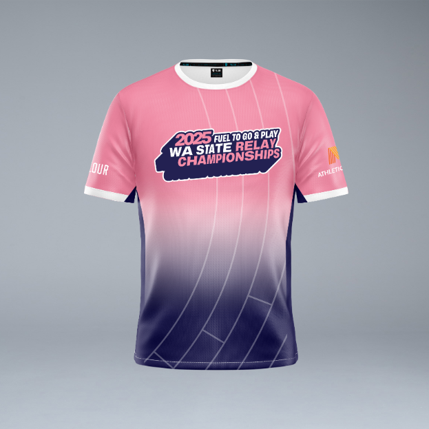 Athletics West 2025 State Relay Champs Tee