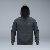 GIANTS Netball Puff Print Charcoal Hoodie