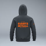 GIANTS Netball Puff Print Charcoal Hoodie