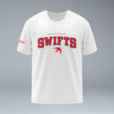 NSW Swifts Unisex White Retro Tee