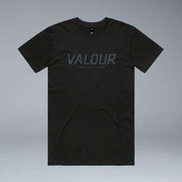 Valour Classic Cotton Tee - Black