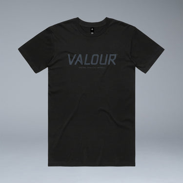 Valour Classic Cotton Tee - Black