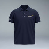 Archery Australia Coast Polo - Navy