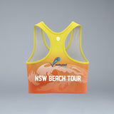 Volleyball NSW Beach Crop Top - Orange