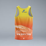 Volleyball NSW Beach Singlet - Orange