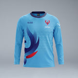 Volleyball NSW Unisex Long Sleeve State Tee - Sky