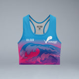 Volleyball NSW Beach Crop Top - Blue